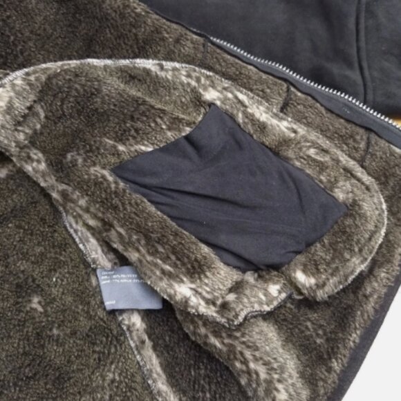 Perry Ellis Portfolio Men's Black Jacket Size Large, Fur lined - Picture 7 of 16